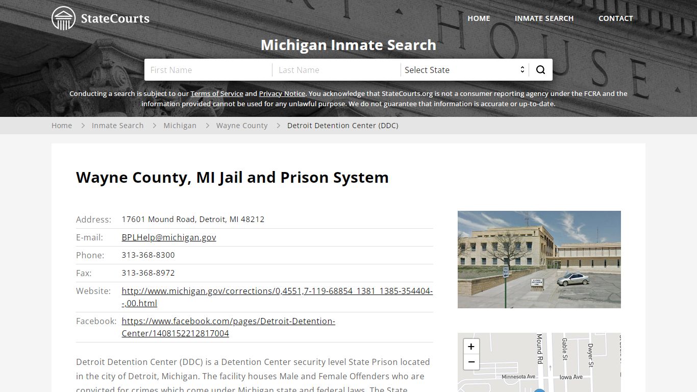 Detroit Detention Center (DDC) Inmate Records Search ...